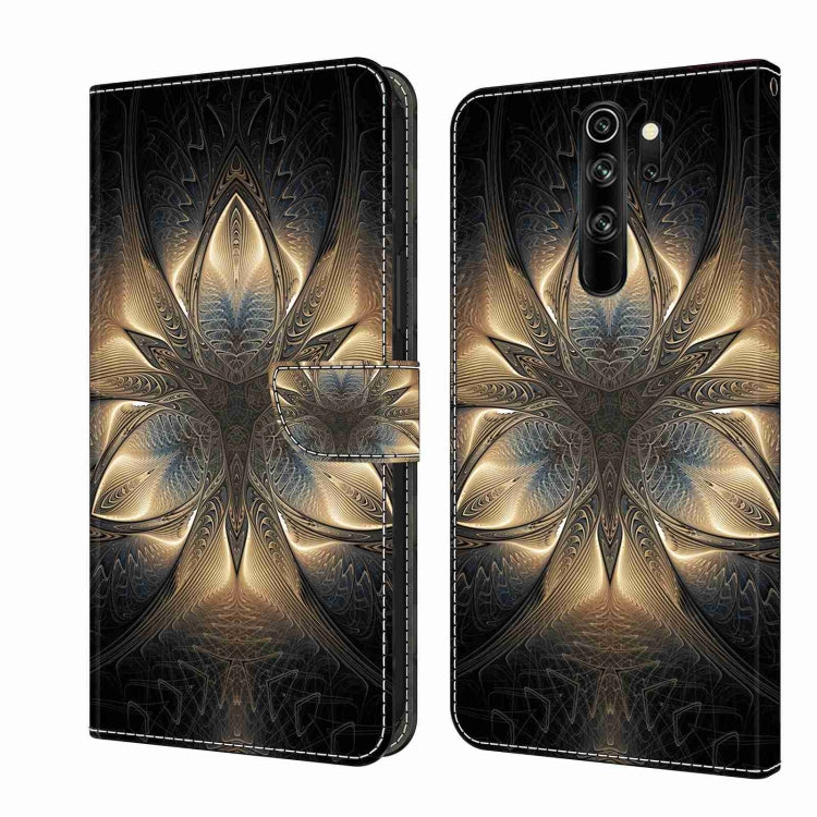 For Xiaomi Redmi Note 8 Pro Crystal 3D Shockproof Protective Leather Phone Case(Luminous Building) - Xiaomi Cases by PMC Jewellery | Online Shopping South Africa | PMC Jewellery