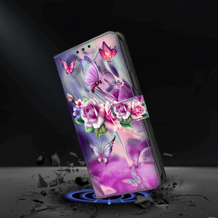 For Xiaomi Redmi Note 9 Crystal 3D Shockproof Protective Leather Phone Case(Butterfly) - free shipping - PMC TechLife - Order now!