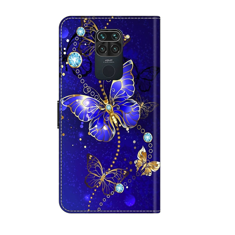 For Xiaomi Redmi Note 9 Crystal 3D Shockproof Protective Leather Phone Case(Diamond Butterfly) - Xiaomi Cases by PMC Jewellery | Online Shopping South Africa | PMC Jewellery