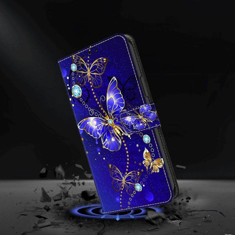 For Xiaomi Redmi Note 9 Crystal 3D Shockproof Protective Leather Phone Case(Diamond Butterfly) - Xiaomi Cases by PMC Jewellery | Online Shopping South Africa | PMC Jewellery