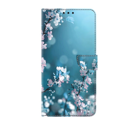 For Xiaomi Redmi Note 10 4G Crystal 3D Shockproof Protective Leather Phone Case(Plum Flower) - Xiaomi Cases by PMC Jewellery | Online Shopping South Africa | PMC Jewellery