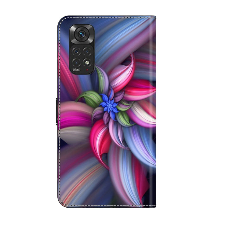 For Xiaomi Redmi Note 11 Global Crystal 3D Shockproof Protective Leather Phone Case(Colorful Flower) - free shipping - PMC TechLife - Order now!