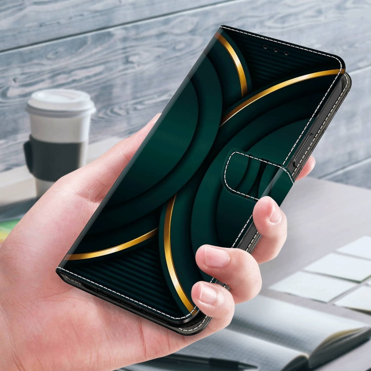 For Xiaomi Redmi Note 12 Pro+ Crystal 3D Shockproof Protective Leather Phone Case(Gold Outline) - free shipping - PMC TechLife - Order now!