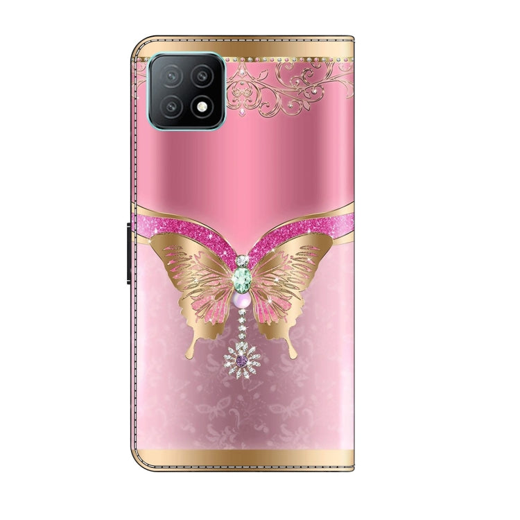 For Samsung Galaxy A53 Crystal 3D Shockproof Protective Leather Phone Case(Pink Bottom Butterfly) - free shipping - PMC TechLife - Order now!