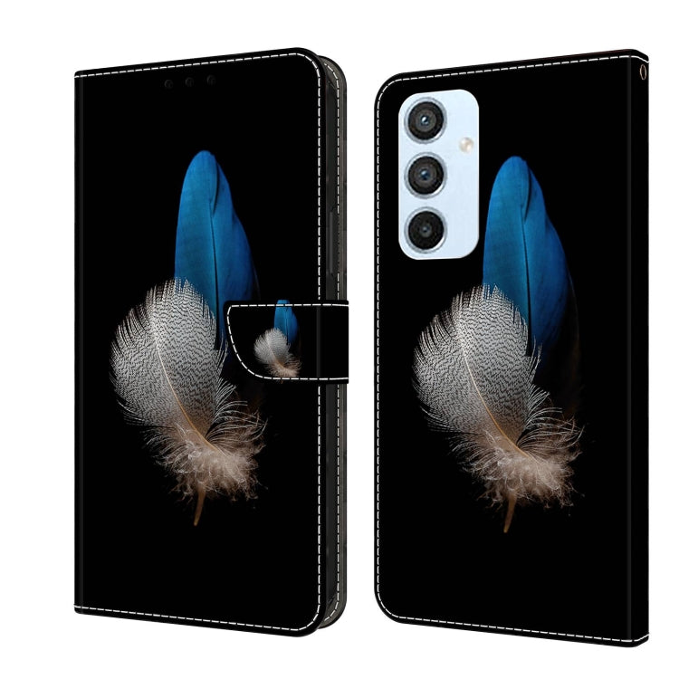 For Samsung Galaxy A54 5G Crystal 3D Shockproof Protective Leather Phone Case(Two Branches) - free shipping - PMC TechLife - Order now!