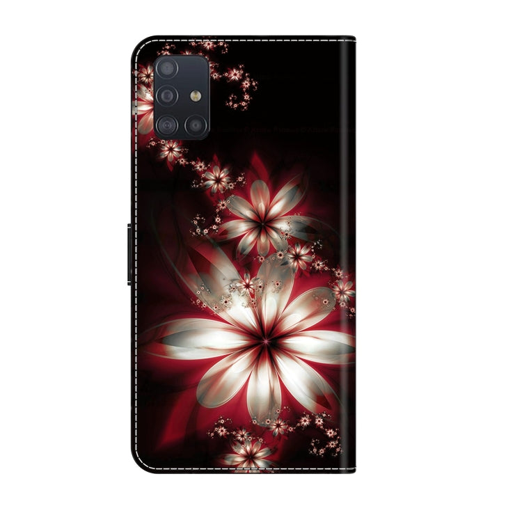 For Samsung Galaxy A71 4G Crystal 3D Shockproof Protective Leather Phone Case(Fantastic Flower) - free shipping - PMC TechLife - Order now!