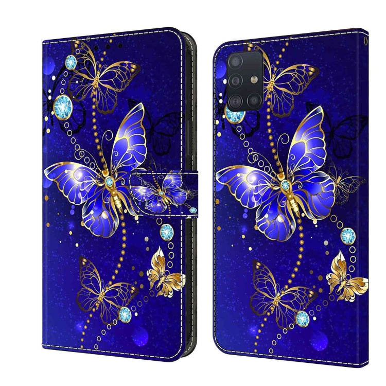 For Samsung Galaxy A71 4G Crystal 3D Shockproof Protective Leather Phone Case(Diamond Butterfly) - free shipping - PMC TechLife - Order now!