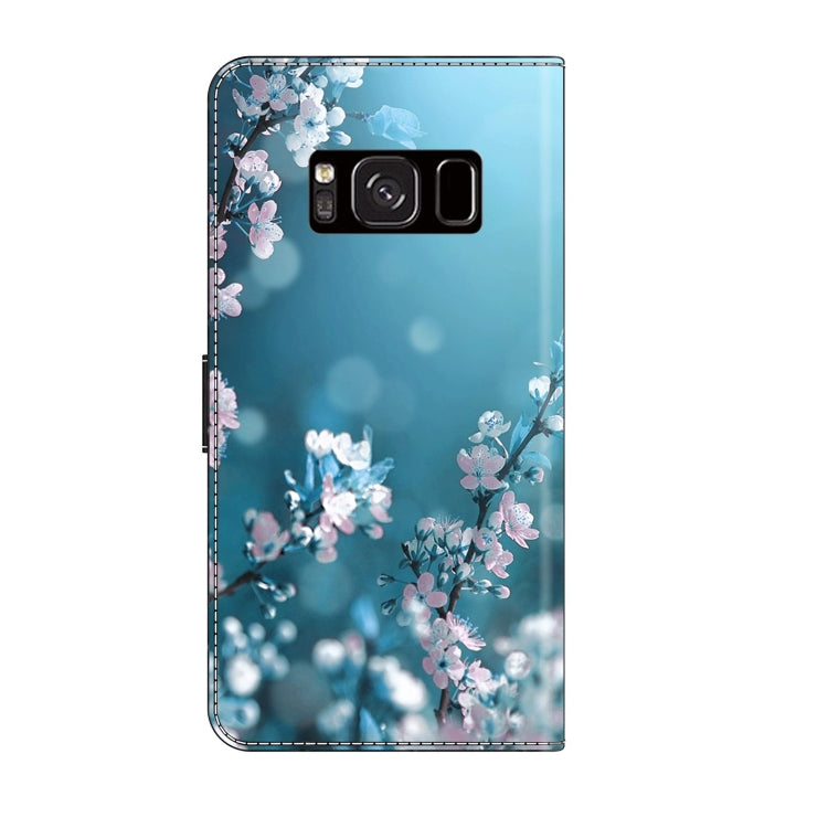 For Samsung Galaxy S8 Crystal 3D Shockproof Protective Leather Phone Case(Plum Flower) - free shipping - PMC TechLife - Order now!