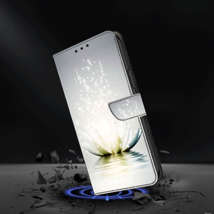 For Samsung Galaxy S21 Crystal 3D Shockproof Protective Leather Phone Case(Light Lotus) - free shipping - PMC TechLife - Order now!