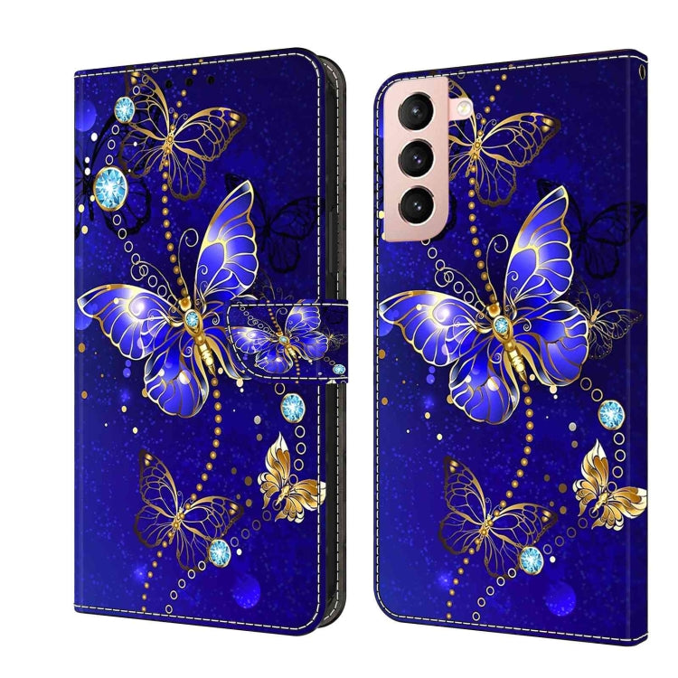 For Samsung Galaxy S21 Crystal 3D Shockproof Protective Leather Phone Case(Diamond Butterfly) - free shipping - PMC TechLife - Order now!