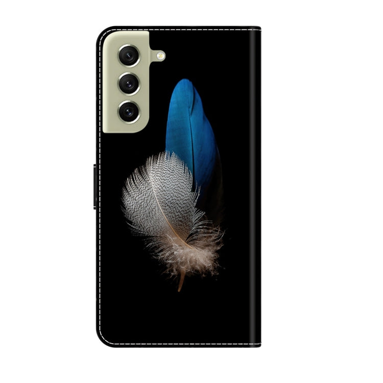 For Samsung Galaxy S21 FE 5G Crystal 3D Shockproof Protective Leather Phone Case(Two Branches) - free shipping - PMC TechLife - Order now!