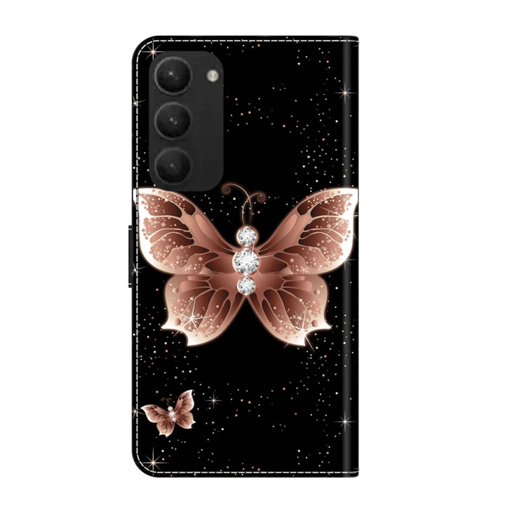 For Samsung Galaxy S23+ Crystal 3D Shockproof Protective Leather Phone Case(Pink Diamond Butterfly) - free shipping - PMC TechLife - Order now!