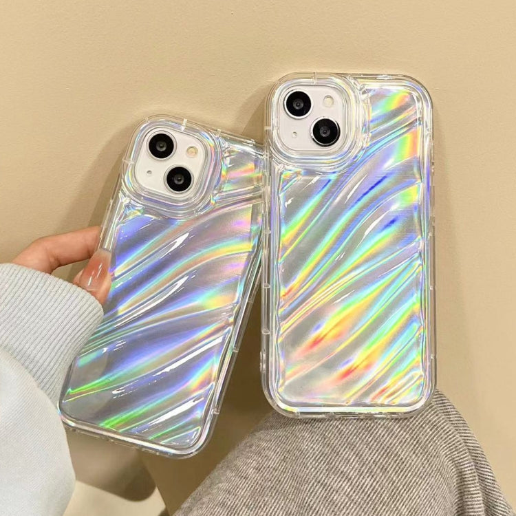 For iPhone 11 Laser Sequin Waves TPU Phone Case(Transparent) - iPhone 11 Cases by PMC Jewellery | Online Shopping South Africa | PMC Jewellery