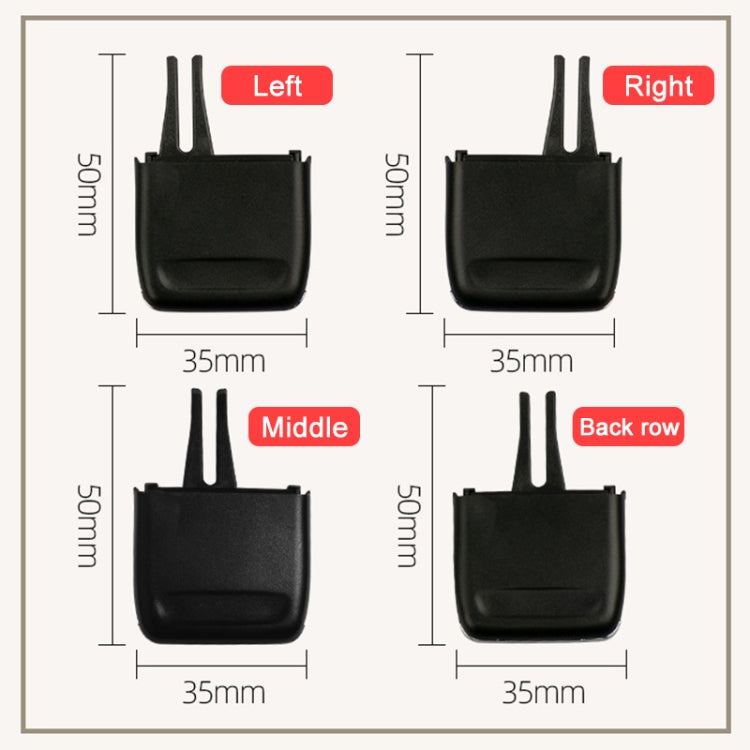 For Porsche Panamera Left Driving Car Air Conditioning Air Outlet Paddle, Type:Middle - Air Conditioning System by PMC TechLife | Online Shopping South Africa | PMC TechLife | Buy Now Pay Later Mobicred