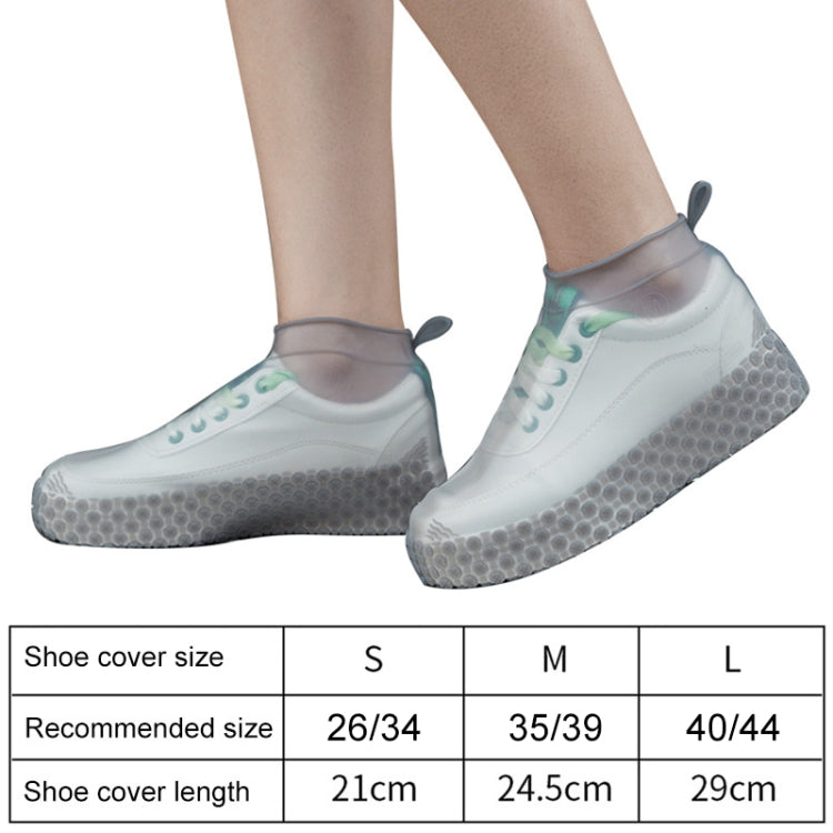 Silicone Non-slip Thickened Wear-resistant Waterproof Shoe Boots Cover, Size:M(Black) - Rainshoes & Shoe Covers by PMC TechLife | Online Shopping South Africa | PMC TechLife | Buy Now Pay Later Mobicred