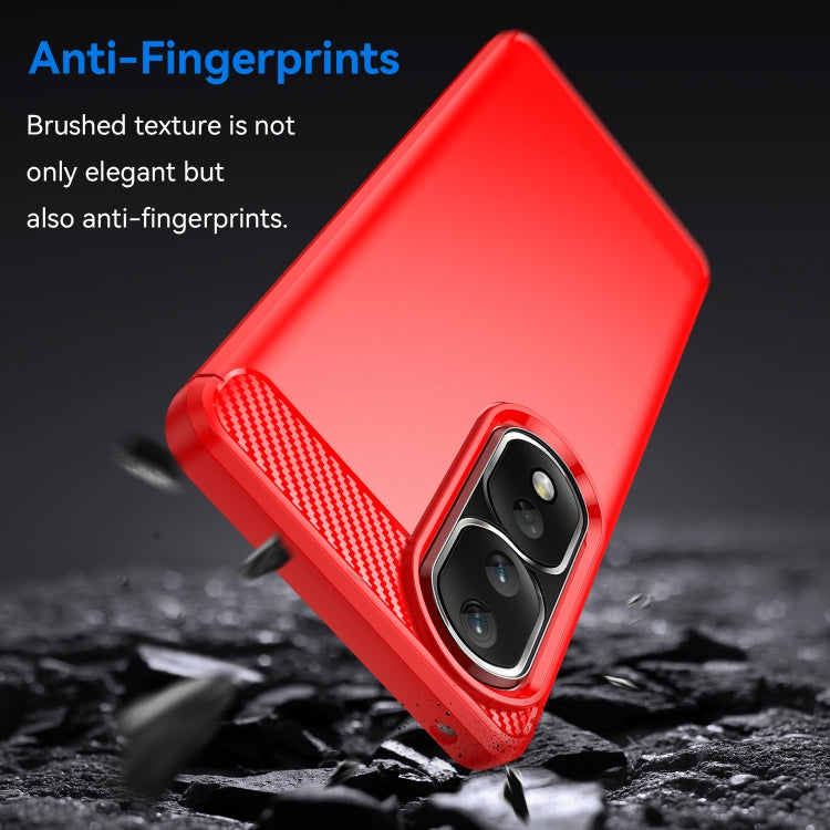 For Honor 90 Pro Brushed Texture Carbon Fiber TPU Phone Case(Red) - free shipping - PMC TechLife - Order now!