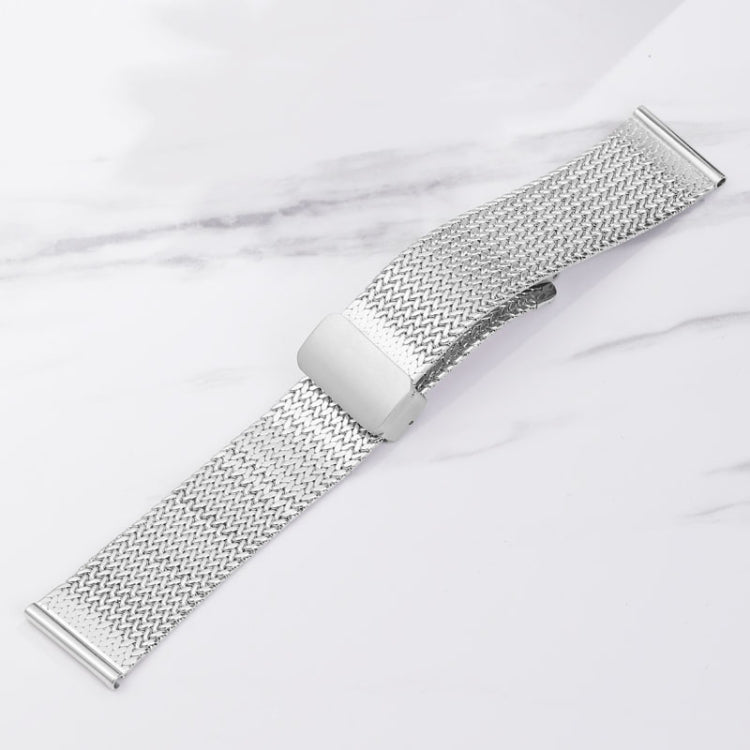 For Apple Watch 8 41mm Magnetic Buckle Herringbone Mesh Metal Watch Band(Pink) - Watch Bands by PMC Jewellery | Online Shopping South Africa | PMC Jewellery