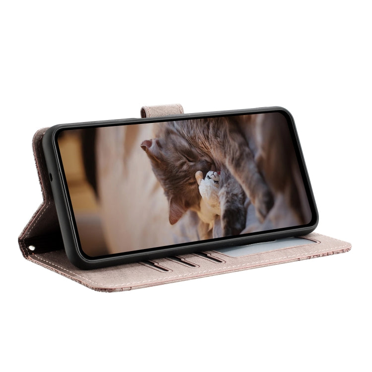 For Xiaomi Redmi Note 11 Pro 4G/5G Global Cat Embossing Pattern Leather Phone Case with Lanyard(Grey) - free shipping - PMC TechLife - Order now!