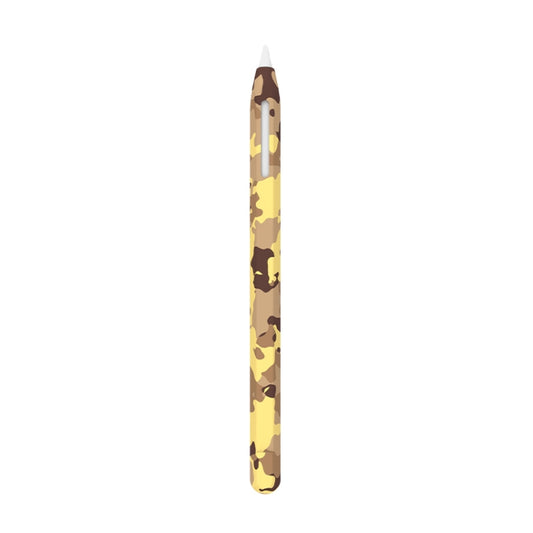 For Apple Pencil 2 LOVE MEI Camouflage Silicone Protective Pen Case(Yellow) - Pencil Accessories by LOVE MEI | Online Shopping South Africa | PMC Jewellery