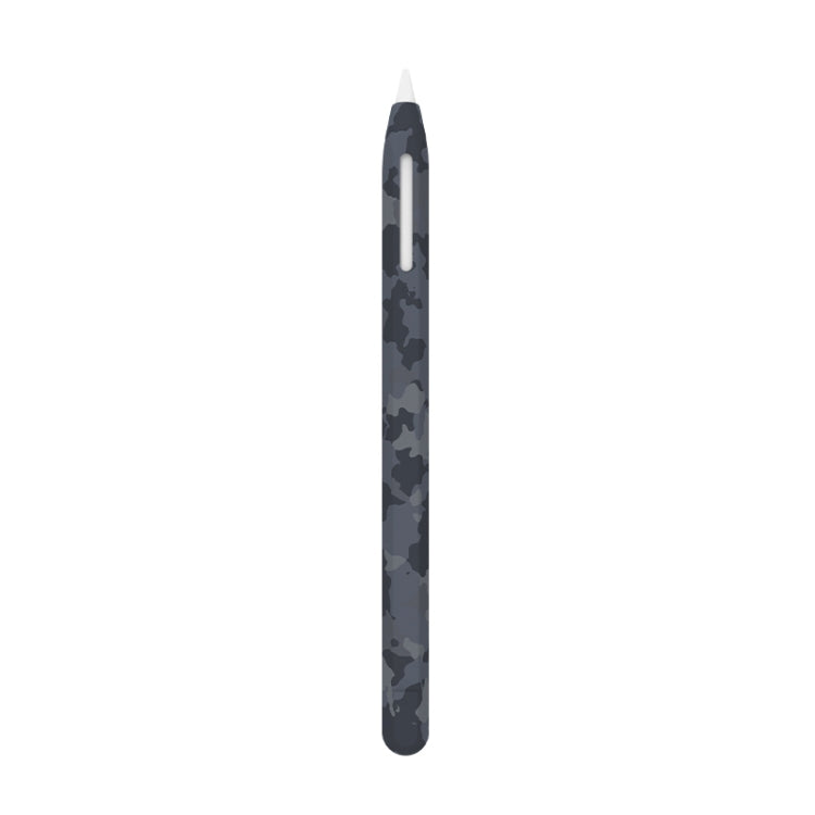 For Apple Pencil 2 LOVE MEI Camouflage Silicone Protective Pen Case(Grey) - Pencil Accessories by LOVE MEI | Online Shopping South Africa | PMC Jewellery