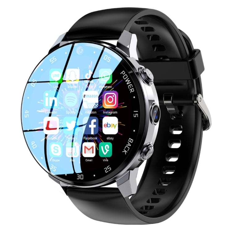 A3 1.43 inch IP67 Waterproof 4G Android 8.1 Smart Watch Support Face Recognition / GPS, Specification:2G+16G(Black) - Android Watch by PMC TechLife | Online Shopping South Africa | PMC TechLife