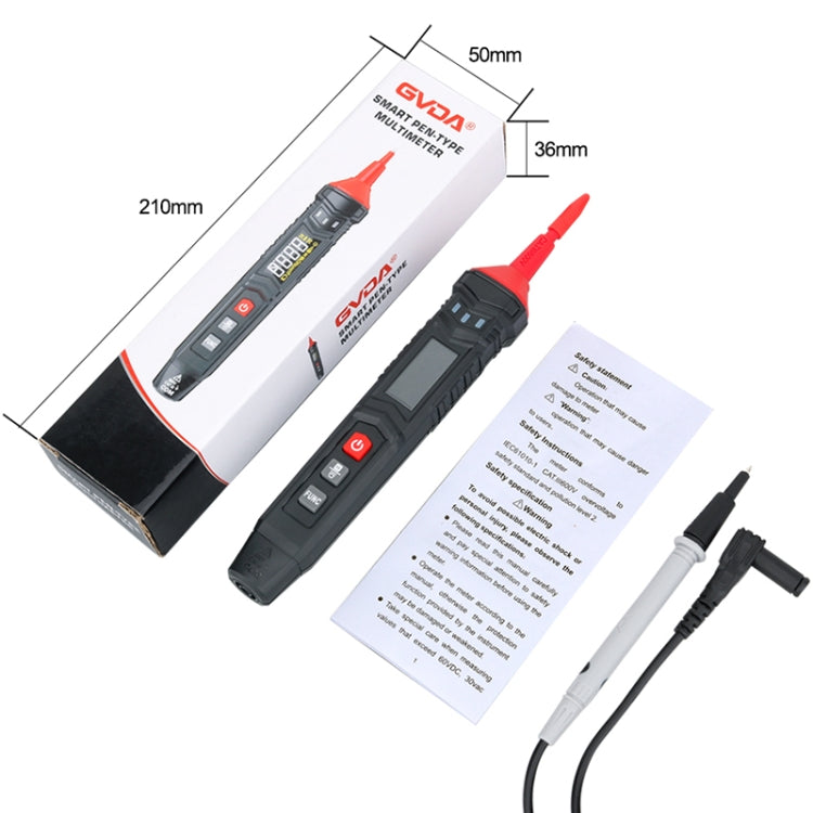 GVDA GD107 Smart Pen Type High Precision Multimeter - Digital Multimeter by GVDA | Online Shopping South Africa | PMC TechLife | Buy Now Pay Later Mobicred