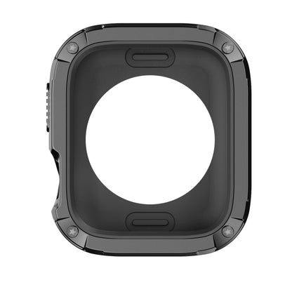 For Apple Watch Series 8 / 7 45mm 2-in-1 PC Hybrid TPU Armor Watch Case(Black) - Watch Cases by PMC Jewellery | Online Shopping South Africa | PMC Jewellery