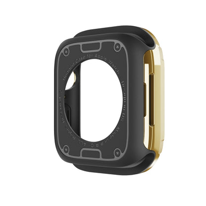 For Apple Watch Series 8 / 7 45mm 2-in-1 PC Hybrid TPU Armor Watch Case(Gold) - Watch Cases by PMC Jewellery | Online Shopping South Africa | PMC Jewellery