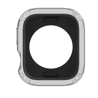 For Apple Watch Series 8 / 7 45mm 2-in-1 PC Hybrid TPU Armor Watch Case(Silver Gray) - Watch Cases by PMC Jewellery | Online Shopping South Africa | PMC Jewellery