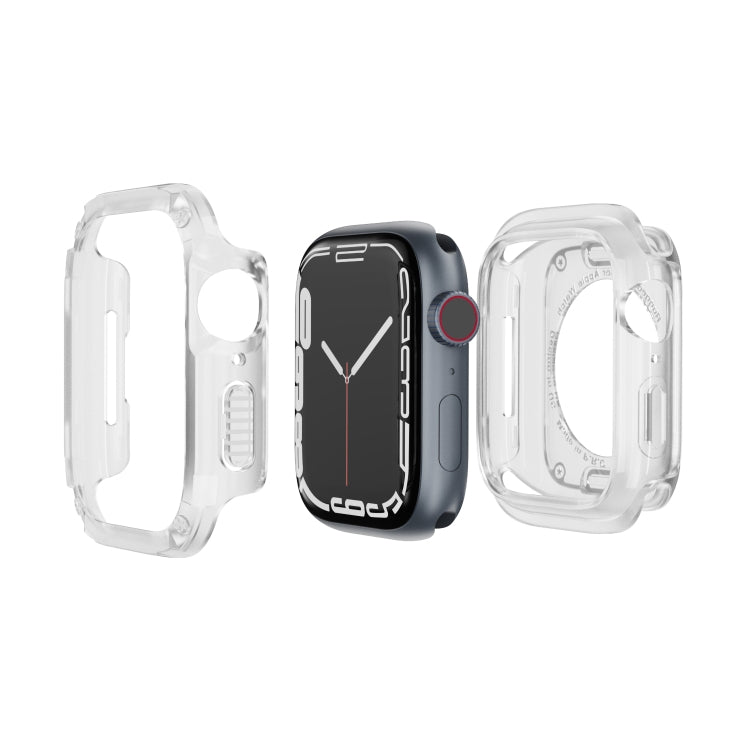 For Apple Watch Series 6 / 5 / 4 / SE 40mm 2-in-1 PC Hybrid TPU Armor Watch Case(Transparent) - Watch Cases by PMC Jewellery | Online Shopping South Africa | PMC Jewellery