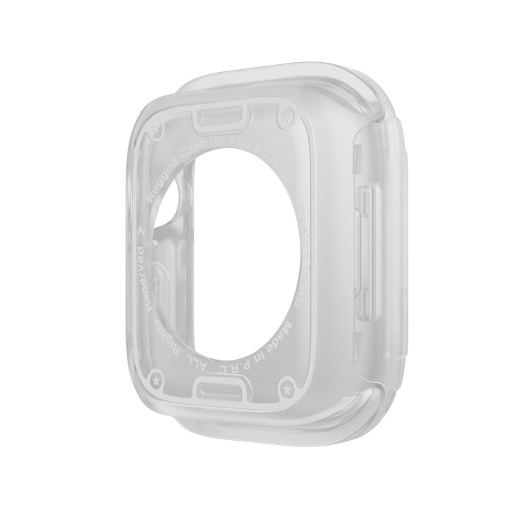 For Apple Watch Series 6 / 5 / 4 / SE 40mm 2-in-1 PC Hybrid TPU Armor Watch Case(Transparent) - Watch Cases by PMC Jewellery | Online Shopping South Africa | PMC Jewellery