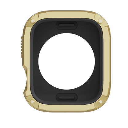 For Apple Watch Series 6 / 5 / 4 / SE 44mm 2-in-1 PC Hybrid TPU Armor Watch Case(Gold) - Watch Cases by PMC Jewellery | Online Shopping South Africa | PMC Jewellery