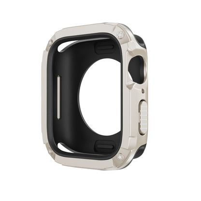 For Apple Watch Series 6 / 5 / 4 / SE 44mm 2-in-1 PC Hybrid TPU Armor Watch Case(Starlight) - Watch Cases by PMC Jewellery | Online Shopping South Africa | PMC Jewellery