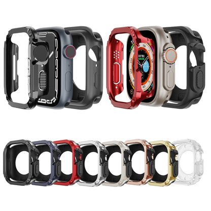 For Apple Watch Series 6 / 5 / 4 / SE 44mm 2-in-1 PC Hybrid TPU Armor Watch Case(Starlight) - Watch Cases by PMC Jewellery | Online Shopping South Africa | PMC Jewellery