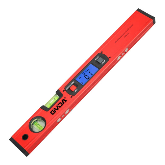 GVDA GD-H400M Digital Level 360 Measure Protractor Level Ruler(Red) - Laser Rangefinder by GVDA | Online Shopping South Africa | PMC Jewellery | Buy Now Pay Later Mobicred