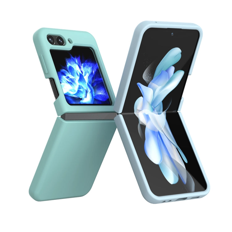 For Samsung Galaxy Z Flip5 Silicone Skin Feel Folding Phone Case(Lemon Yellow) - free shipping - PMC TechLife - Order now!