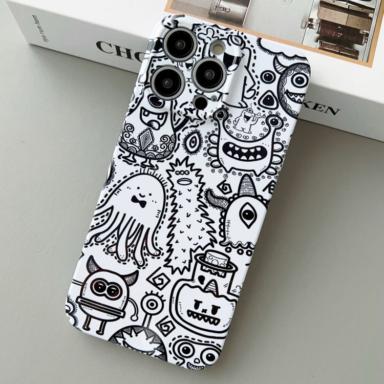 For iPhone 15 Pro Painted Pattern Precise Hole PC Phone Case(Bottle Monster) - iPhone 15 Pro Cases by PMC TechLife | Online Shopping South Africa | PMC TechLife