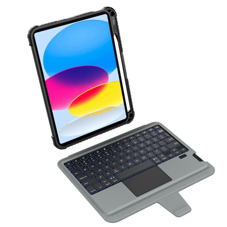 For iPad 10th Gen 10.9 2022 Nillkin Bumper Combo Keyboard Case with Backlight - Universal by NILLKIN | Online Shopping South Africa | PMC Jewellery