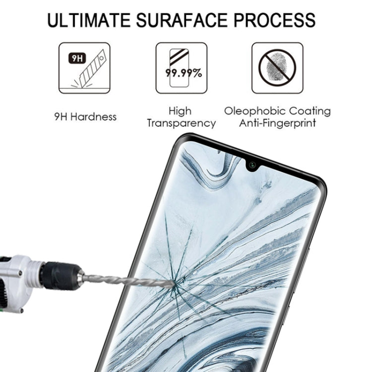 For Xiaomi Mi Note 10 25 PCS 3D Curved Edge Full Screen Tempered Glass Film(Black) -  by PMC Jewellery | Online Shopping South Africa | PMC Jewellery