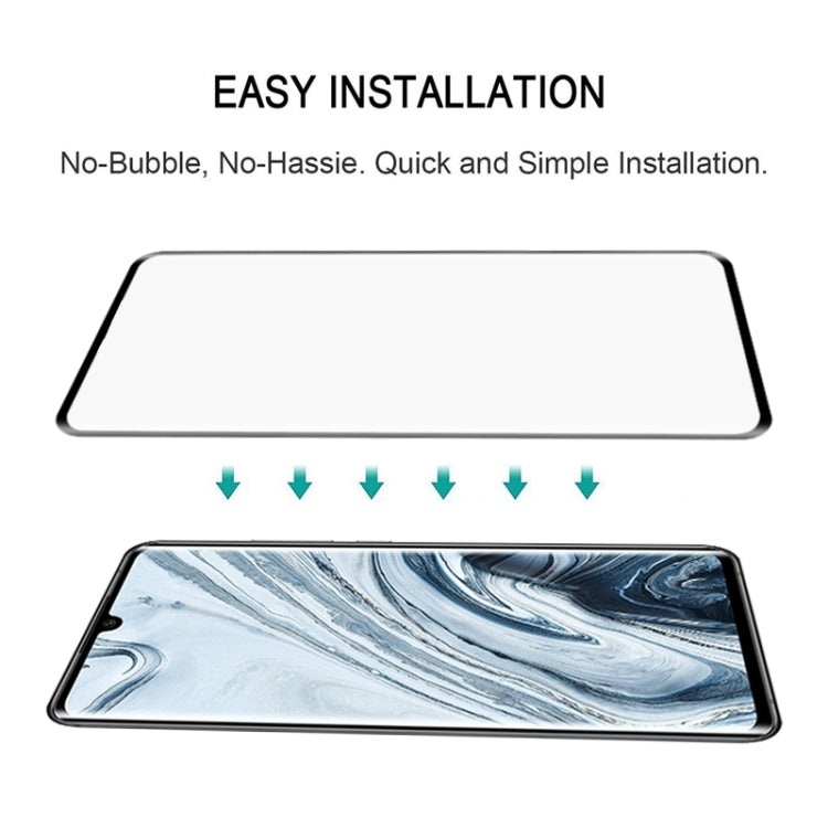 For Xiaomi Mi Note 10 Lite 25 PCS 3D Curved Edge Full Screen Tempered Glass Film(Black) -  by PMC TechLife | Online Shopping South Africa | PMC TechLife