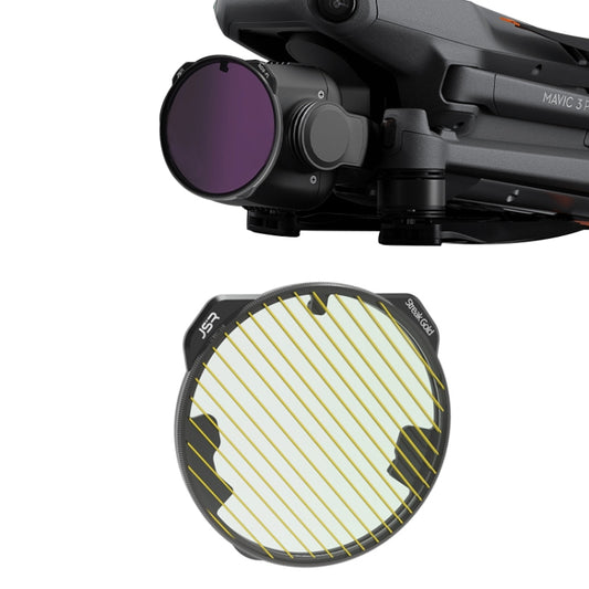 For DJI Mavic 3 Pro JSR KH Series Drone Lens Filter, Filter:Streak Drawing Gold - Mavic Lens Filter by JSR | Online Shopping South Africa | PMC Jewellery