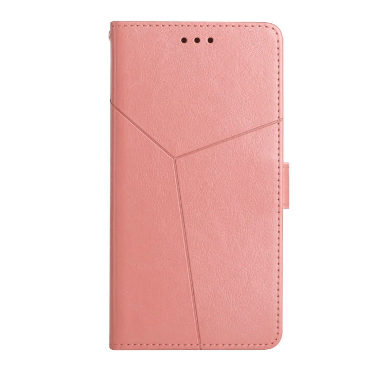 For Honor 90 Lite Y-shaped Pattern Flip Leather Phone Case(Pink) - Honor Cases by PMC Jewellery | Online Shopping South Africa | PMC Jewellery