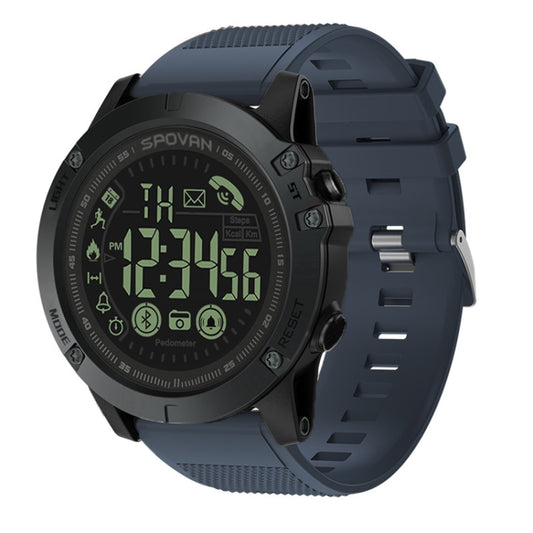 SPOVAN PR1 Outdoor Waterproof Luminous Bluetooth Smart Watch(Blue) - Smart Watches by SPOVAN | Online Shopping South Africa | PMC Jewellery | Buy Now Pay Later Mobicred