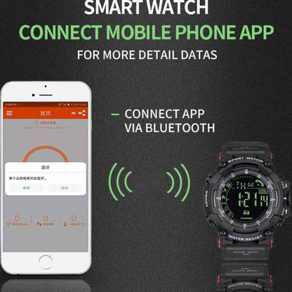 SPOVAN PR2 Men Multifunctional Waterproof Bluetooth Smart Electronic Watch(Black) - Smart Watches by SPOVAN | Online Shopping South Africa | PMC Jewellery | Buy Now Pay Later Mobicred