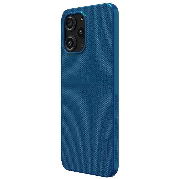 For Xiaomi Redmi 12 4G / Note 12R 5G NILLKIN Frosted Shield Pro PC + TPU Phone Case(Blue) - Xiaomi Cases by NILLKIN | Online Shopping South Africa | PMC Jewellery