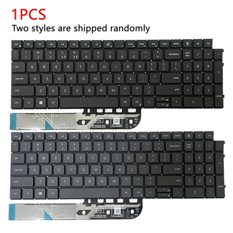 For Dell Inspiron 15-3511 3515 5510 7510 16-7610 US Version Backlight Laptop Keyboard(Black) - Dell Spare Parts by PMC Jewellery | Online Shopping South Africa | PMC Jewellery