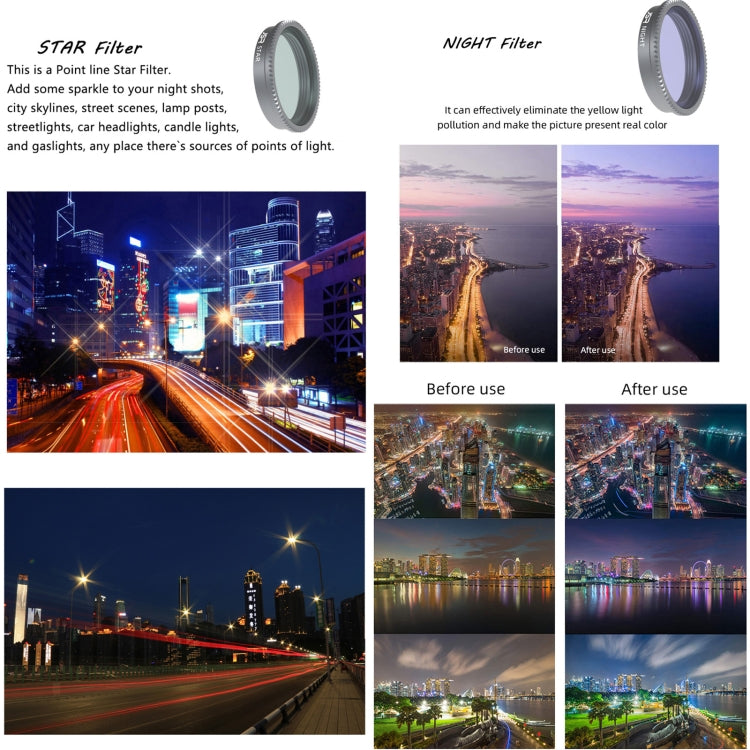 For Insta360 GO 2 / GO 3 JSR LS Series Camera Lens Filter, Filter:6 in 1 STAR CPL ND4 ND8 ND16 ND32 - Len Accessories by JSR | Online Shopping South Africa | PMC Jewellery | Buy Now Pay Later Mobicred