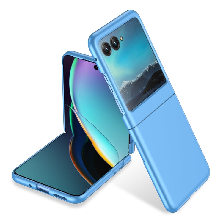 For Motorola Razr 40 Ultra GKK Ultra-thin Full Coverage Phone Case(Blue) - Motorola Cases by GKK | Online Shopping South Africa | PMC TechLife