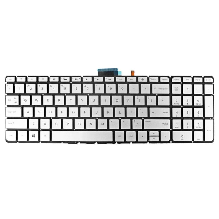 For HP M6-W US Version Laptop Backlight Keyboard(Silver) - HP Spare Parts by PMC Jewellery | Online Shopping South Africa | PMC Jewellery