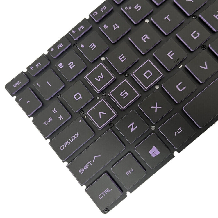 For HP Pavilion Gaming 15-DK US Version Laptop Backlight Keyboard(Purple) - HP Spare Parts by PMC TechLife | Online Shopping South Africa | PMC TechLife